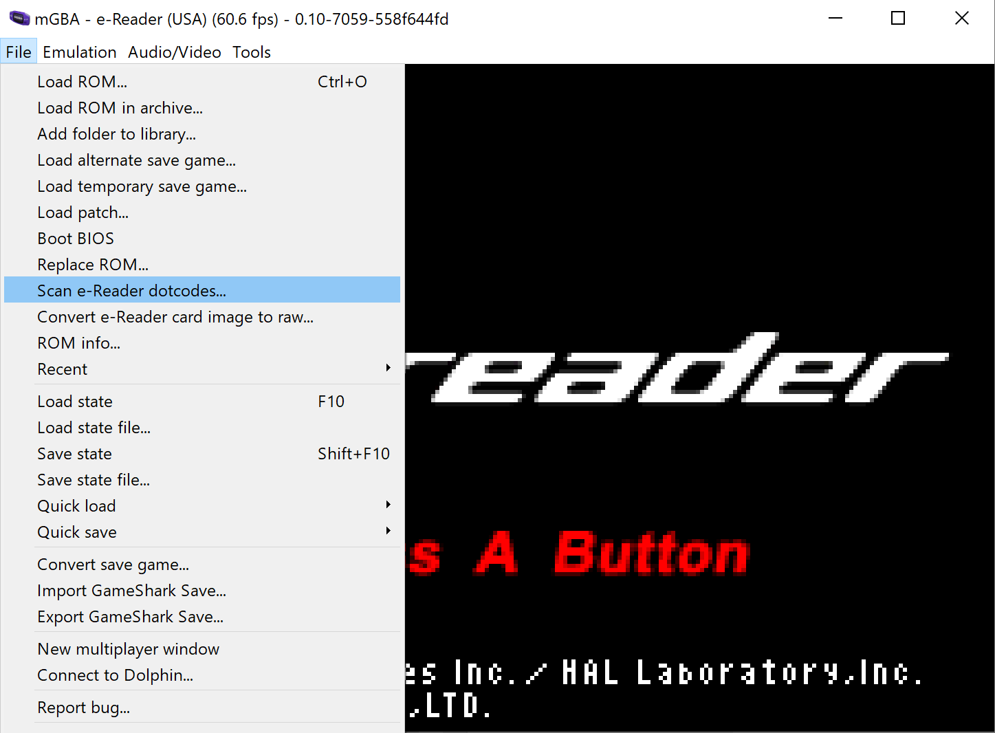 the emulator could not load rom mac